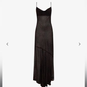 NWT - Rumored Santeria maxi dress in fatale cheetah print